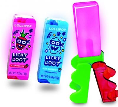 Леденец на палочке Kidsmania Licky Loot 15 грамм